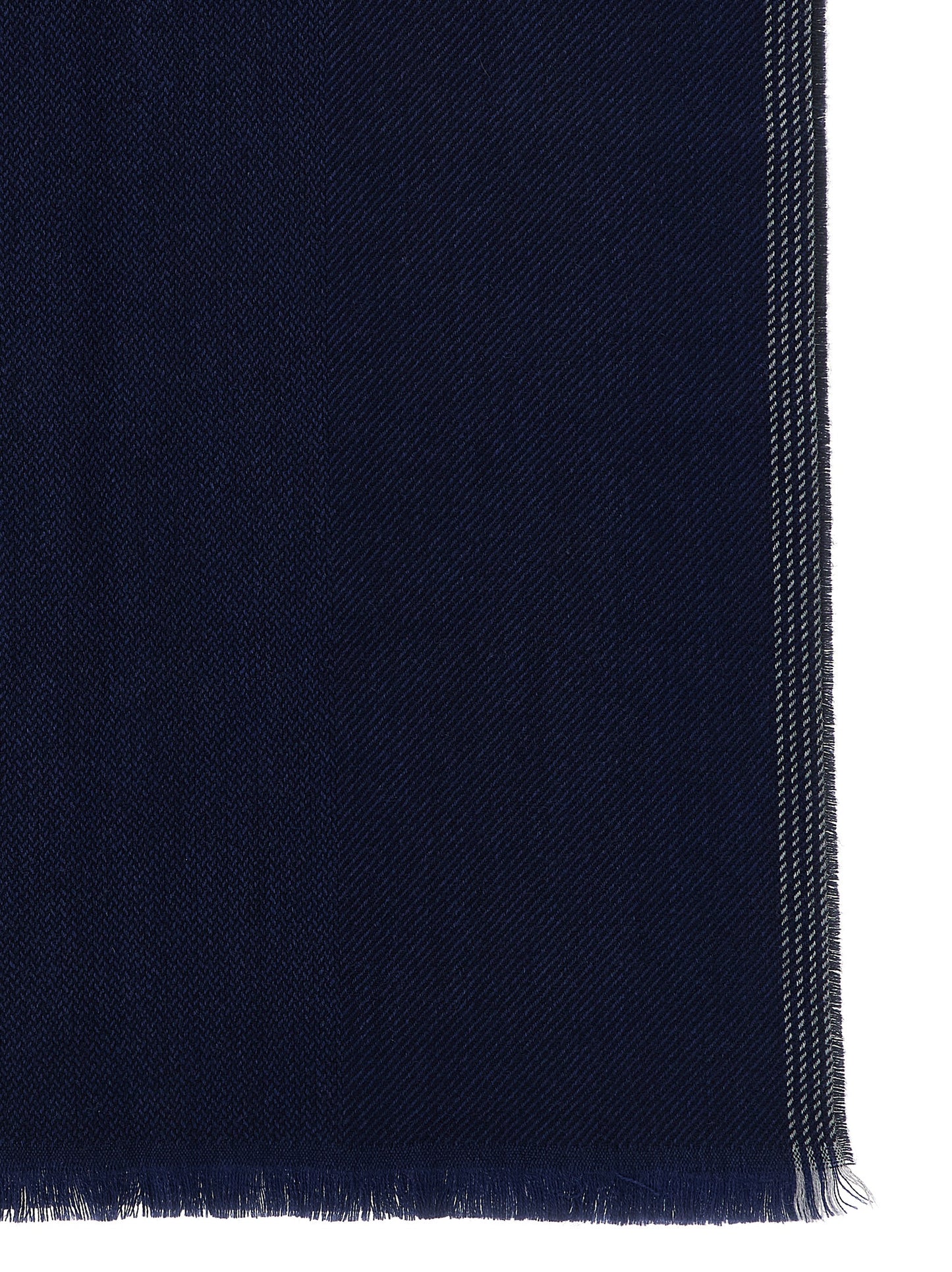 Blue Wool Scarf