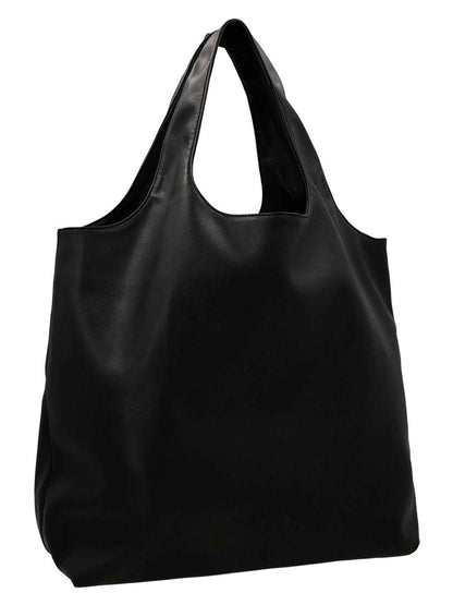Black Polyethylene Tote Bag