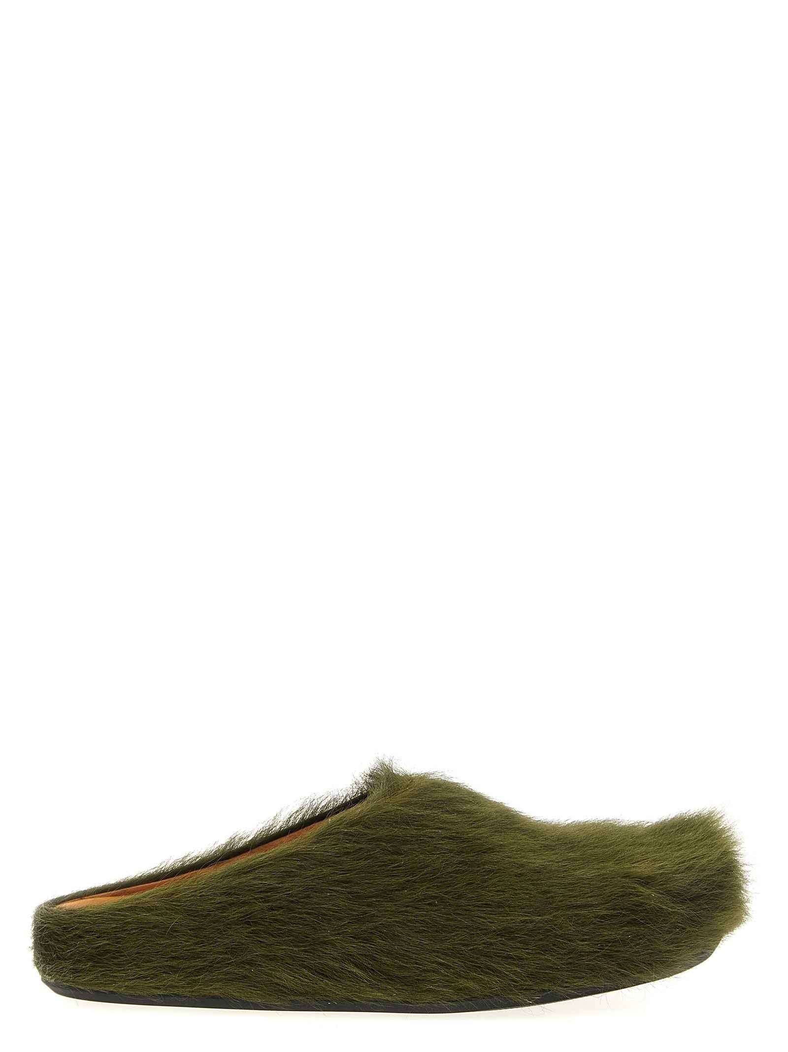 Bicolor Calfskin Mules