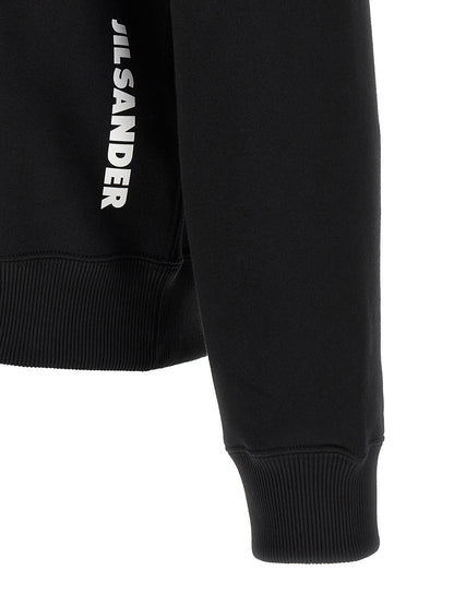 Black Cotton Sweatshirt