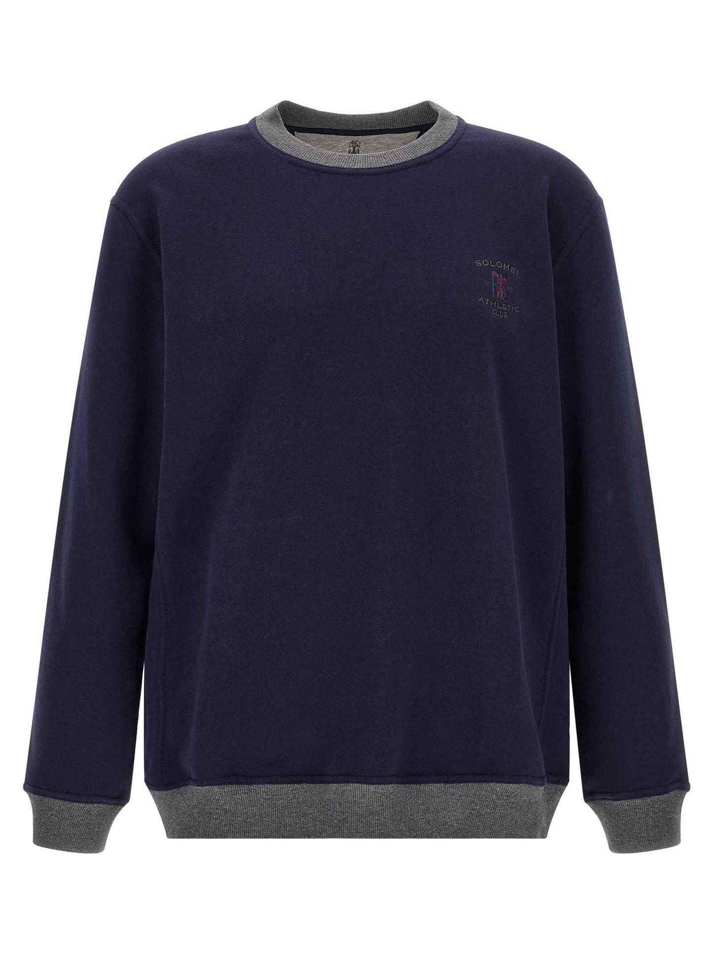 Blue Cotton Sweatshirt