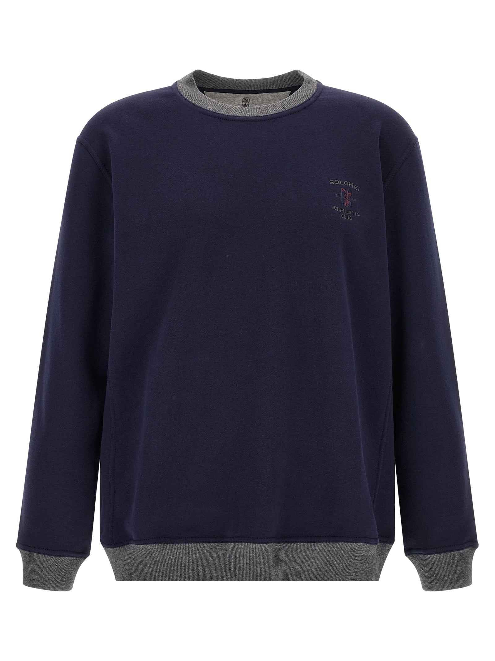 Blue Cotton Sweatshirt