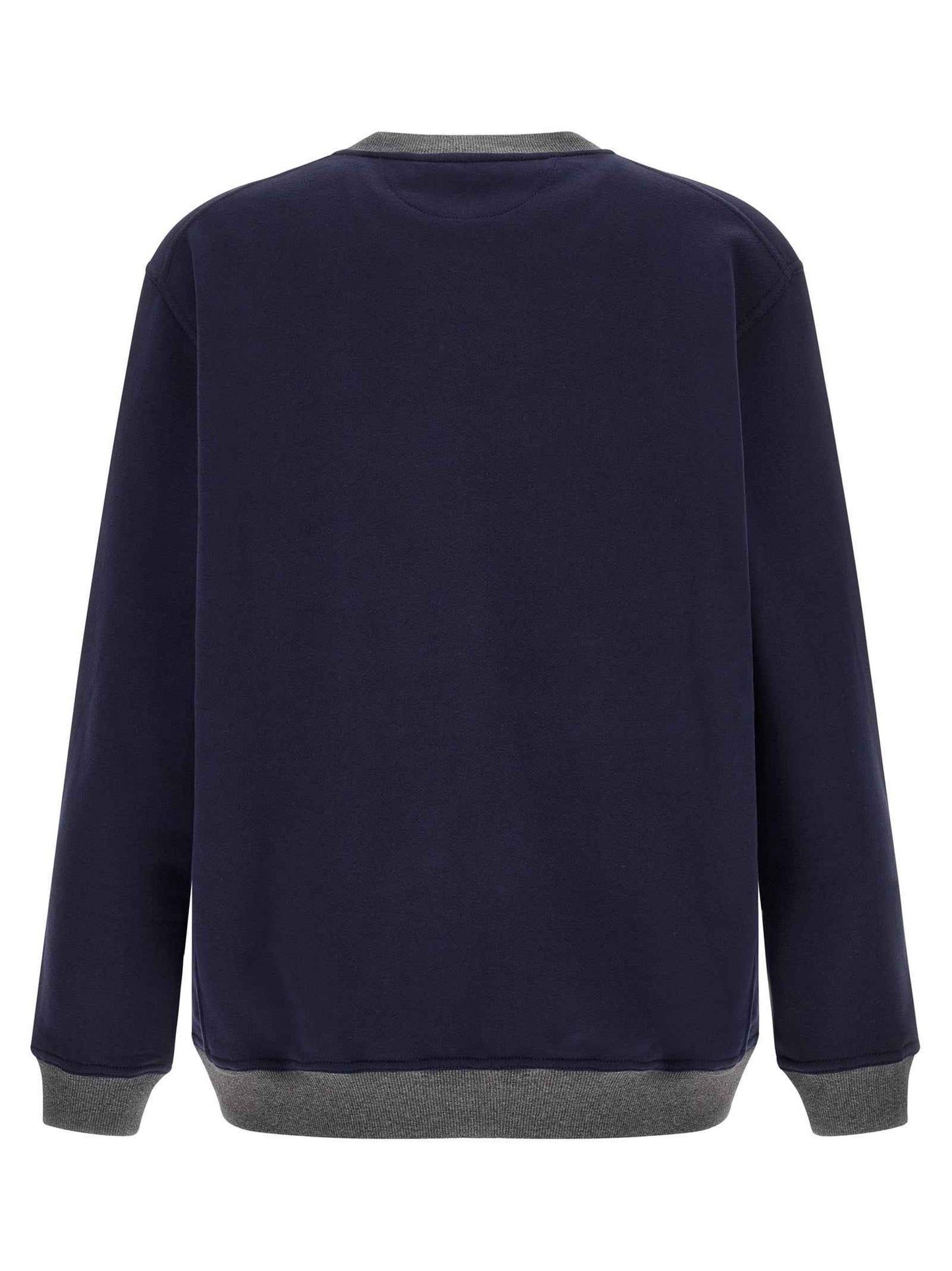 Blue Cotton Sweatshirt