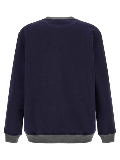 Blue Cotton Sweatshirt