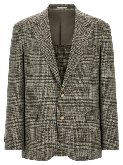 Bicolor Wool Blazer