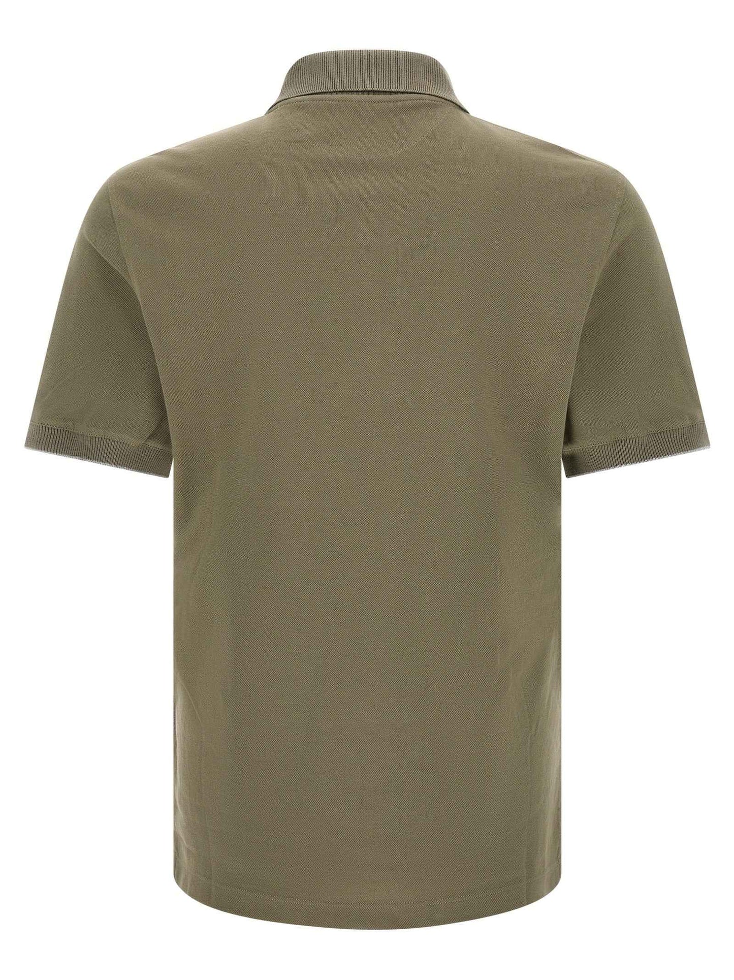 Bicolor Cotton Polo Shirt