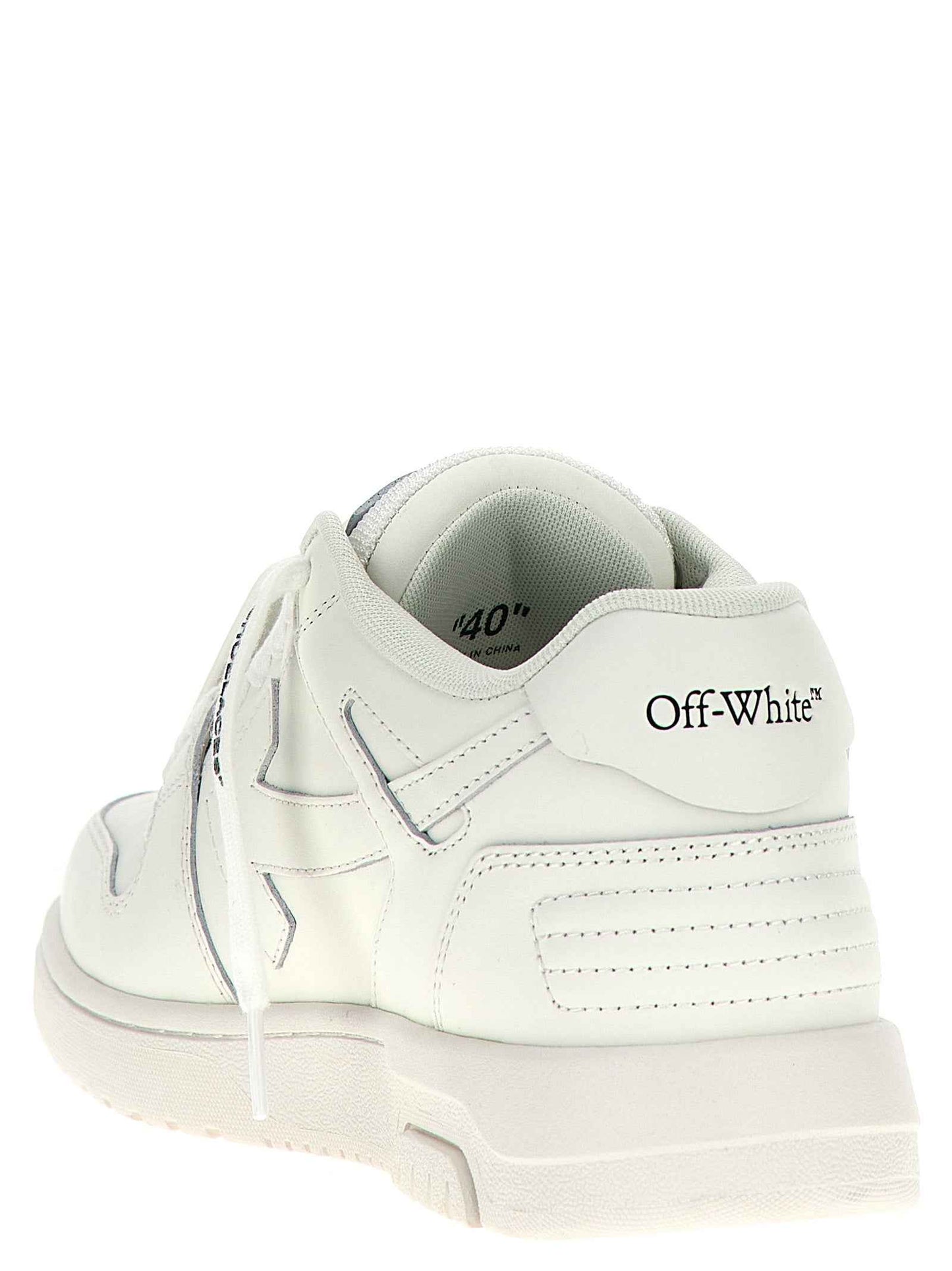 White Calfskin Low Top Sneakers