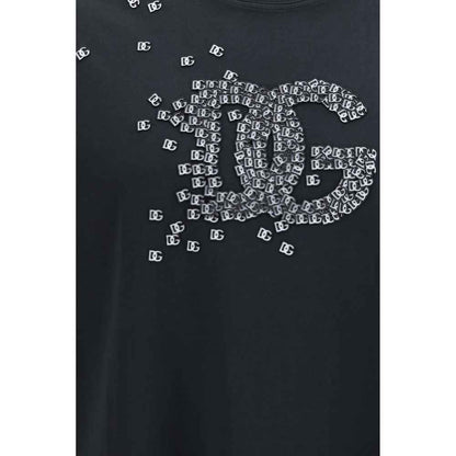 Black Cotton T-Shirt