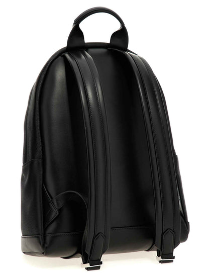 Black Calfskin Backpack