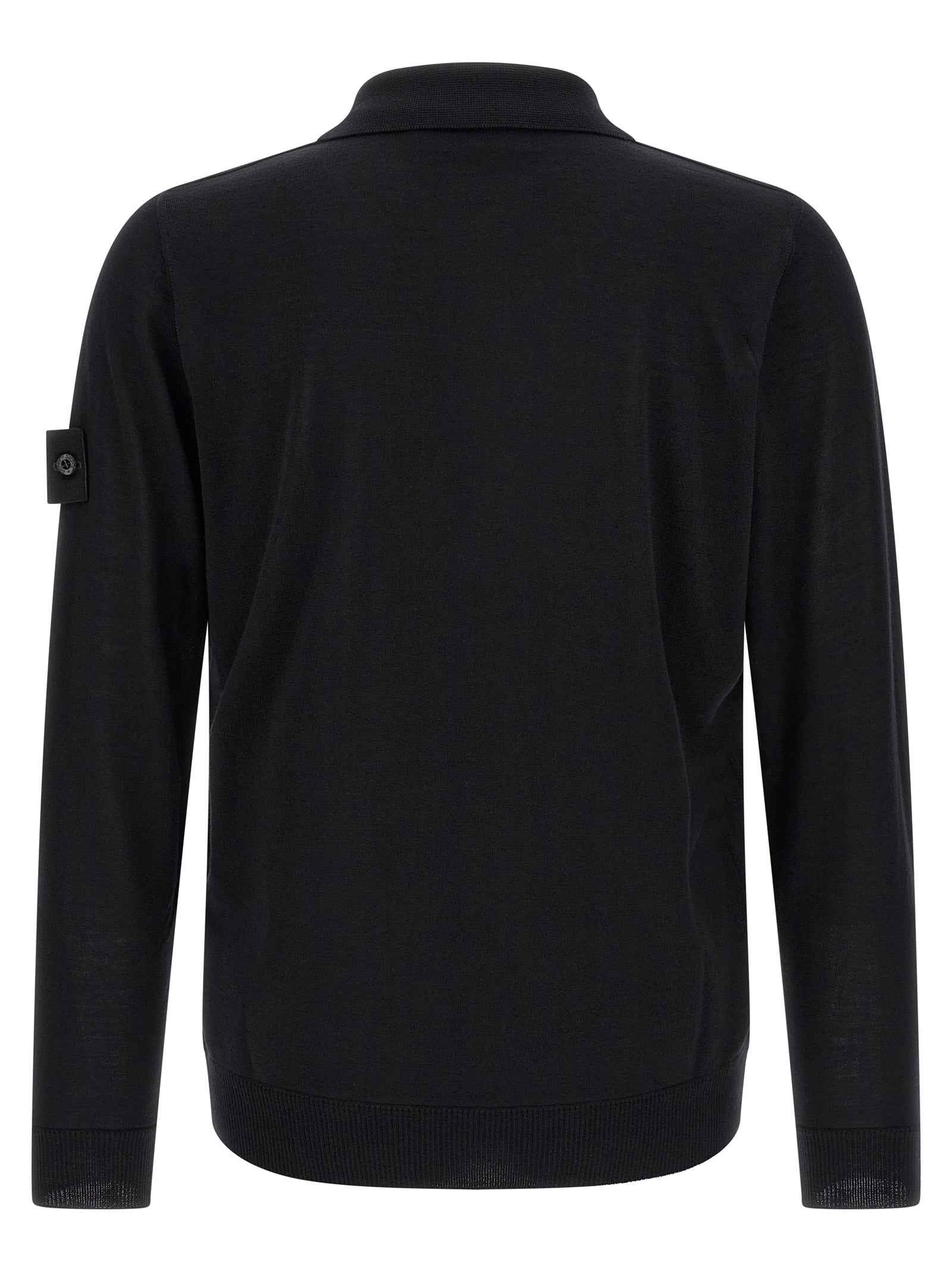 Black Virgin Wool Cardigan