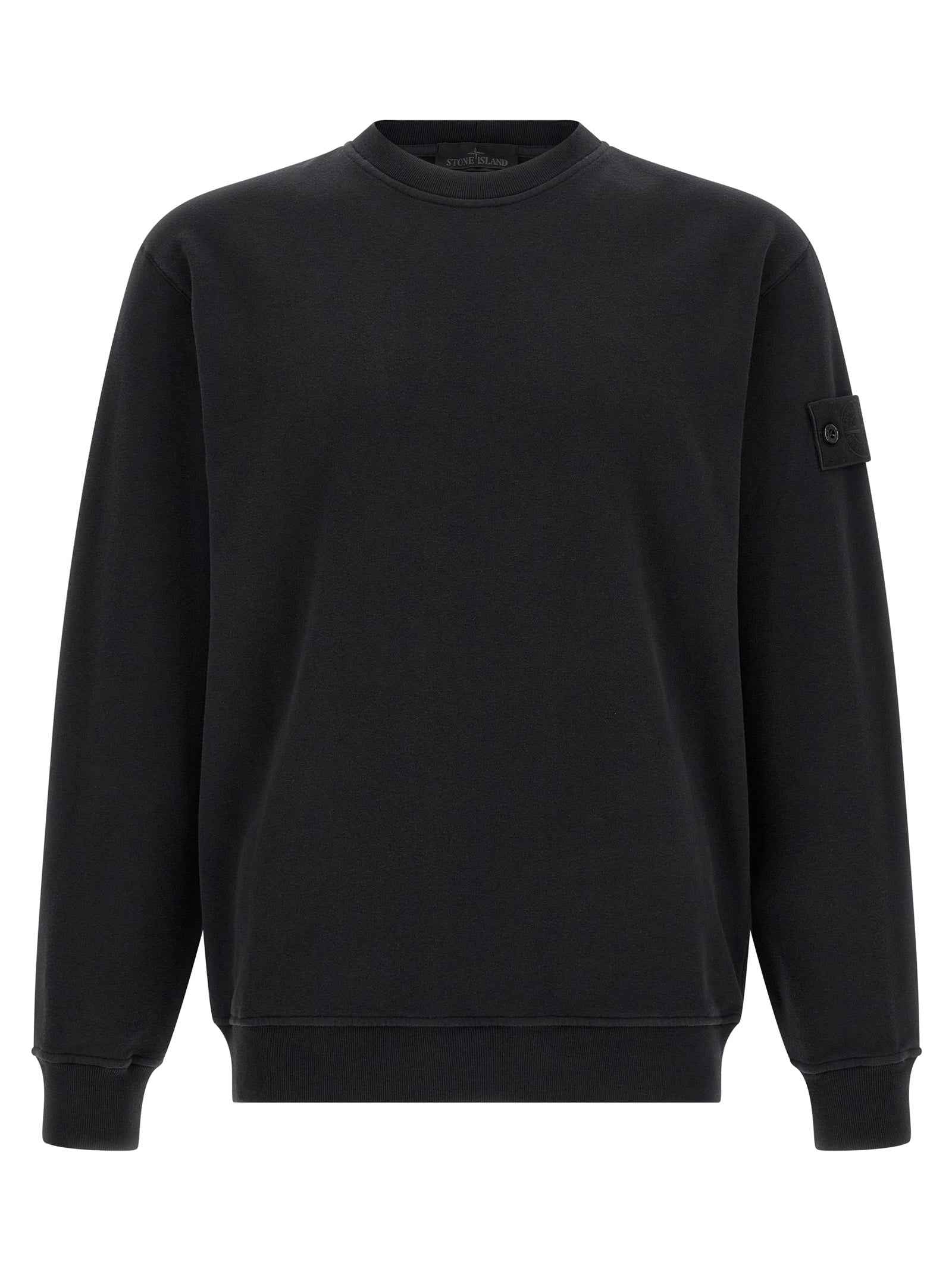 Black Cotton Sweatshirt