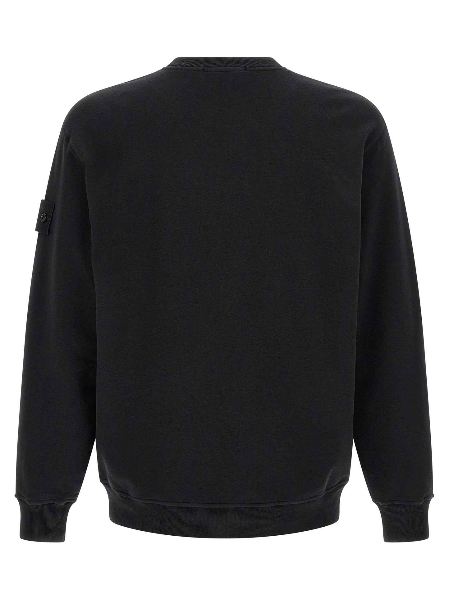 Black Cotton Sweatshirt