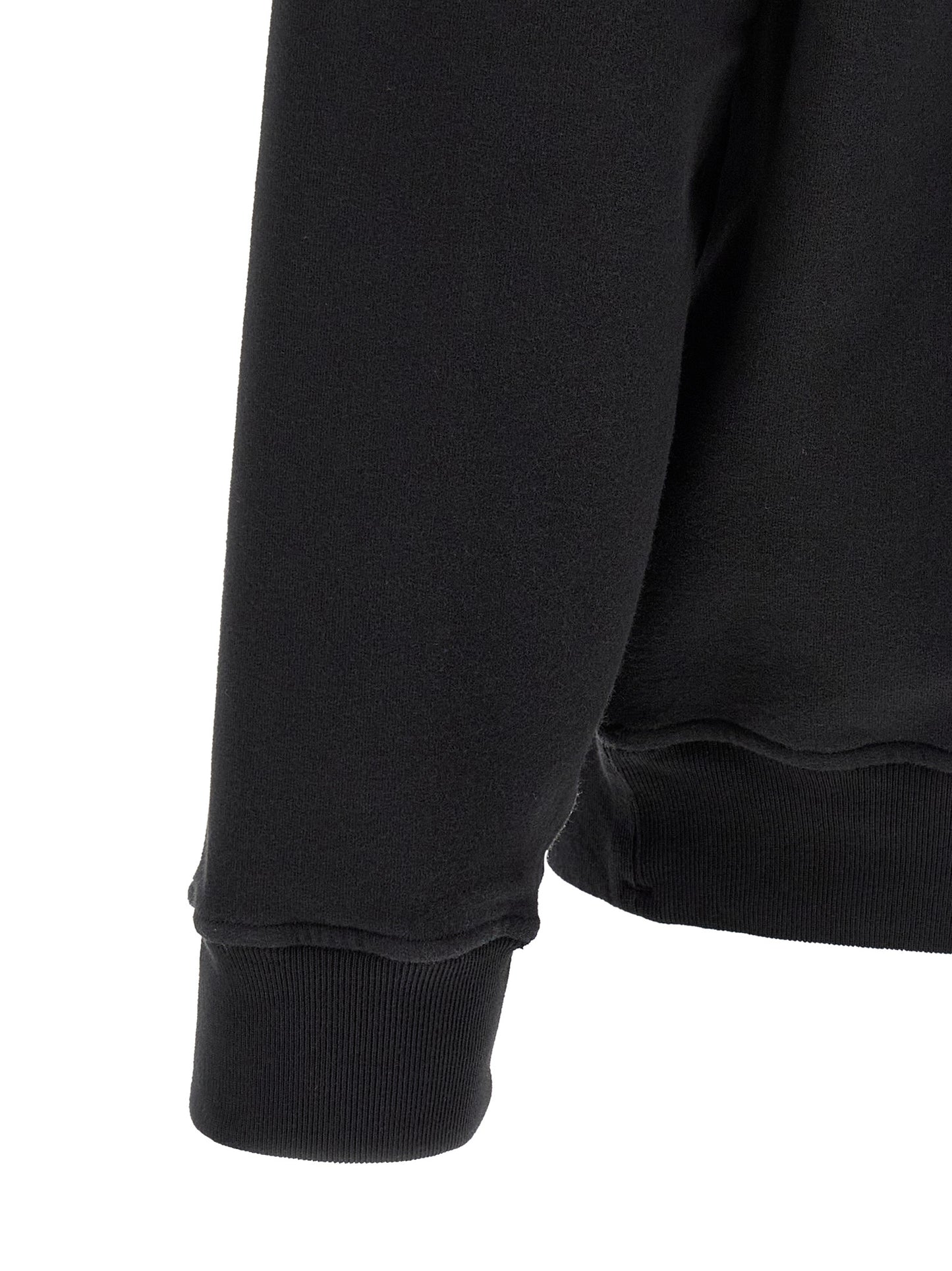 Black Cotton Sweatshirt