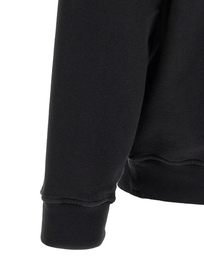 Black Cotton Sweatshirt
