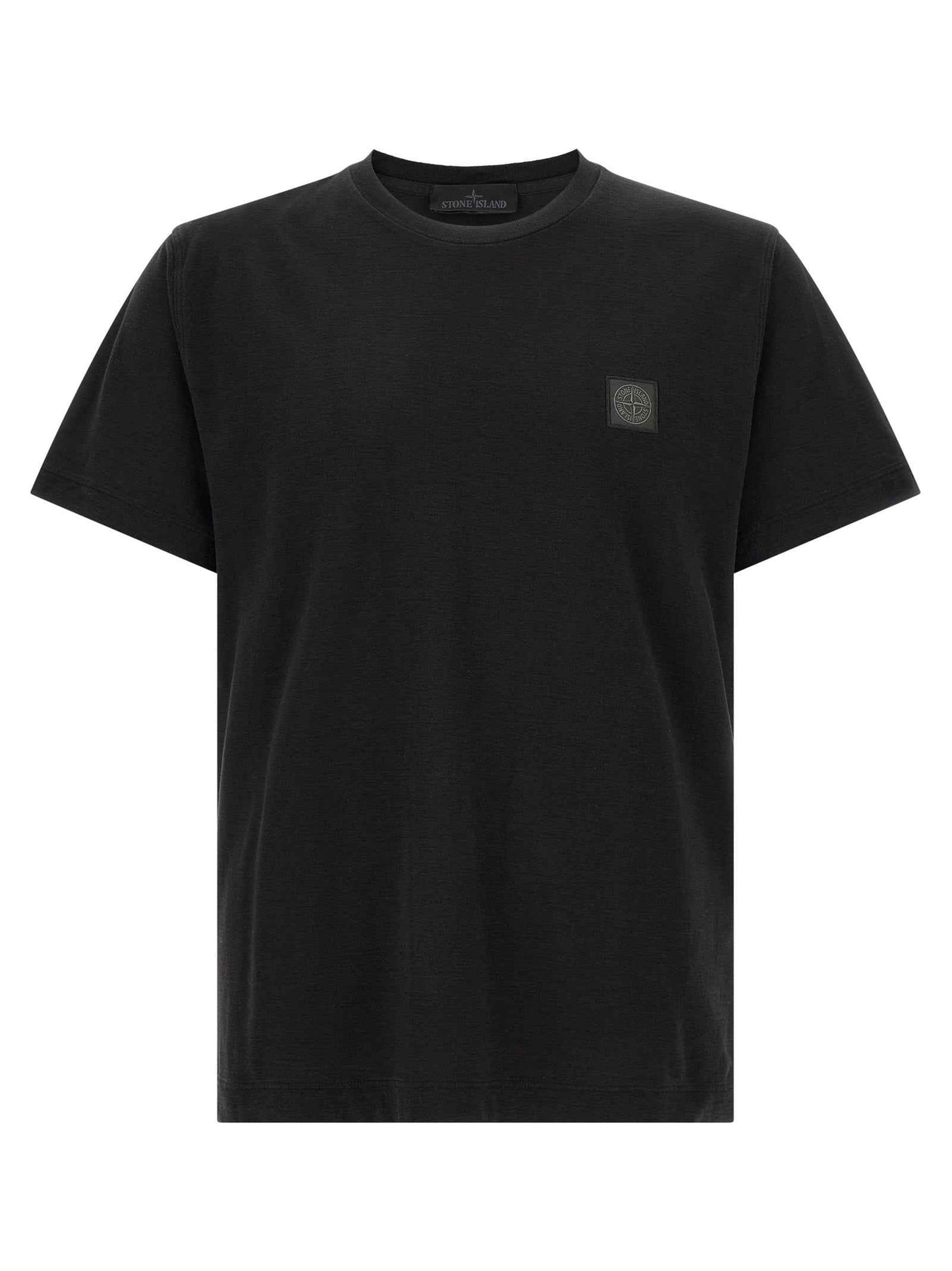 Black Cotton T-Shirt