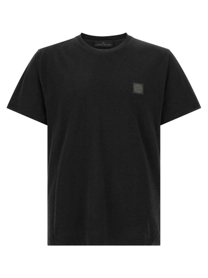 Black Cotton T-Shirt