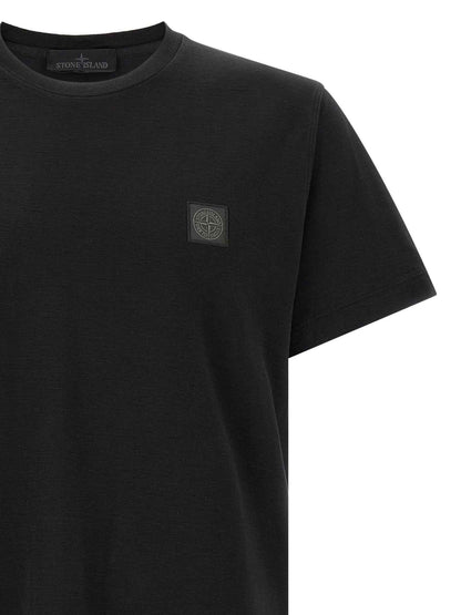 Black Cotton T-Shirt