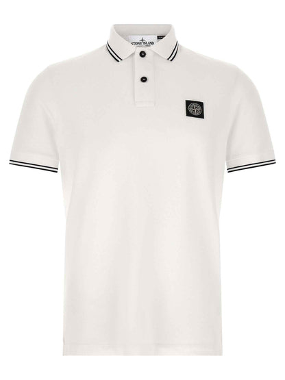 Bicolor Cotton Polo Shirt