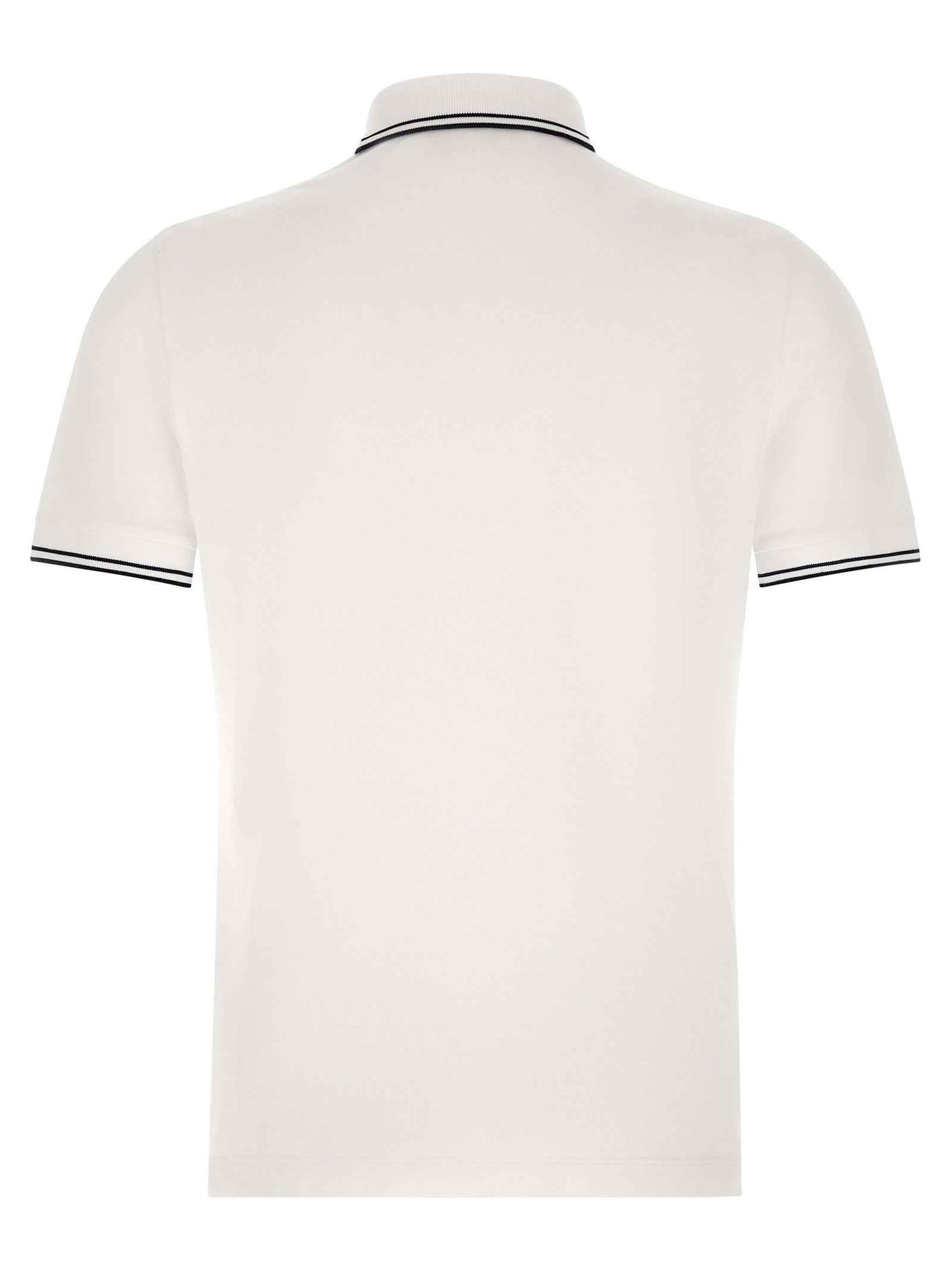 Bicolor Cotton Polo Shirt