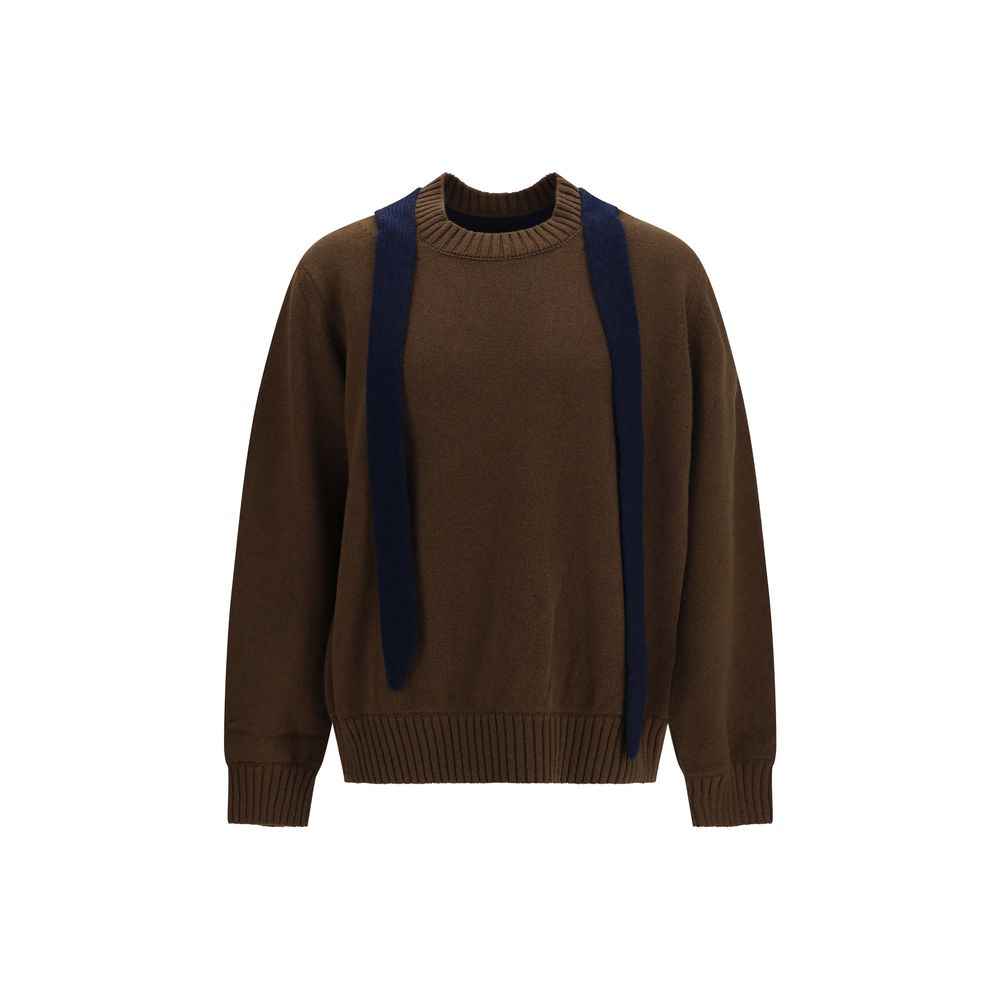 Brown Wool Oves Aries Sweatshirt