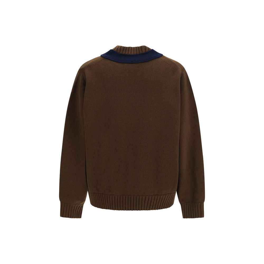 Brown Wool Oves Aries Sweatshirt