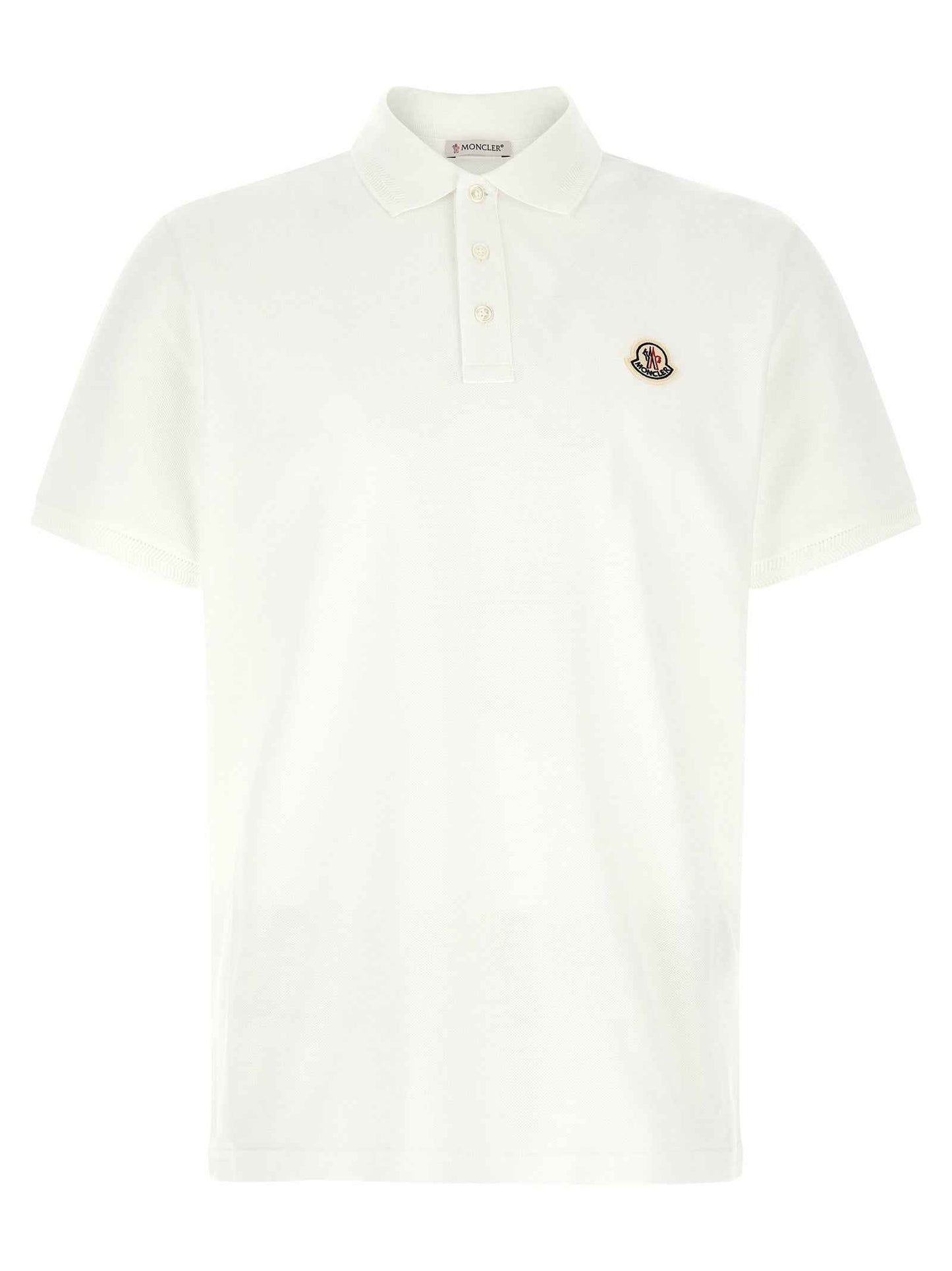 White Cotton Polo Shirt