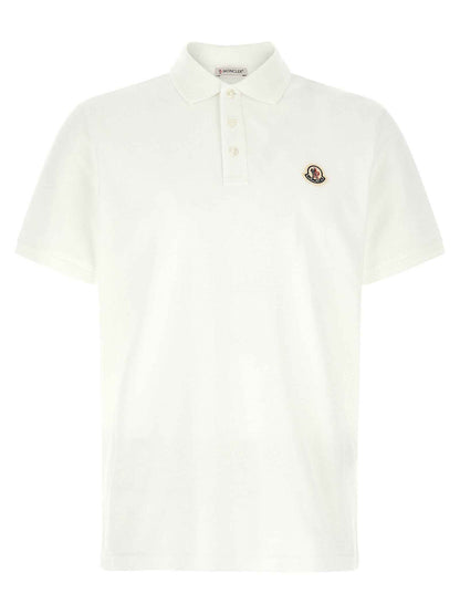 White Cotton Polo Shirt