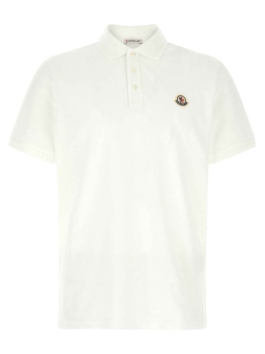 White Cotton Polo Shirt