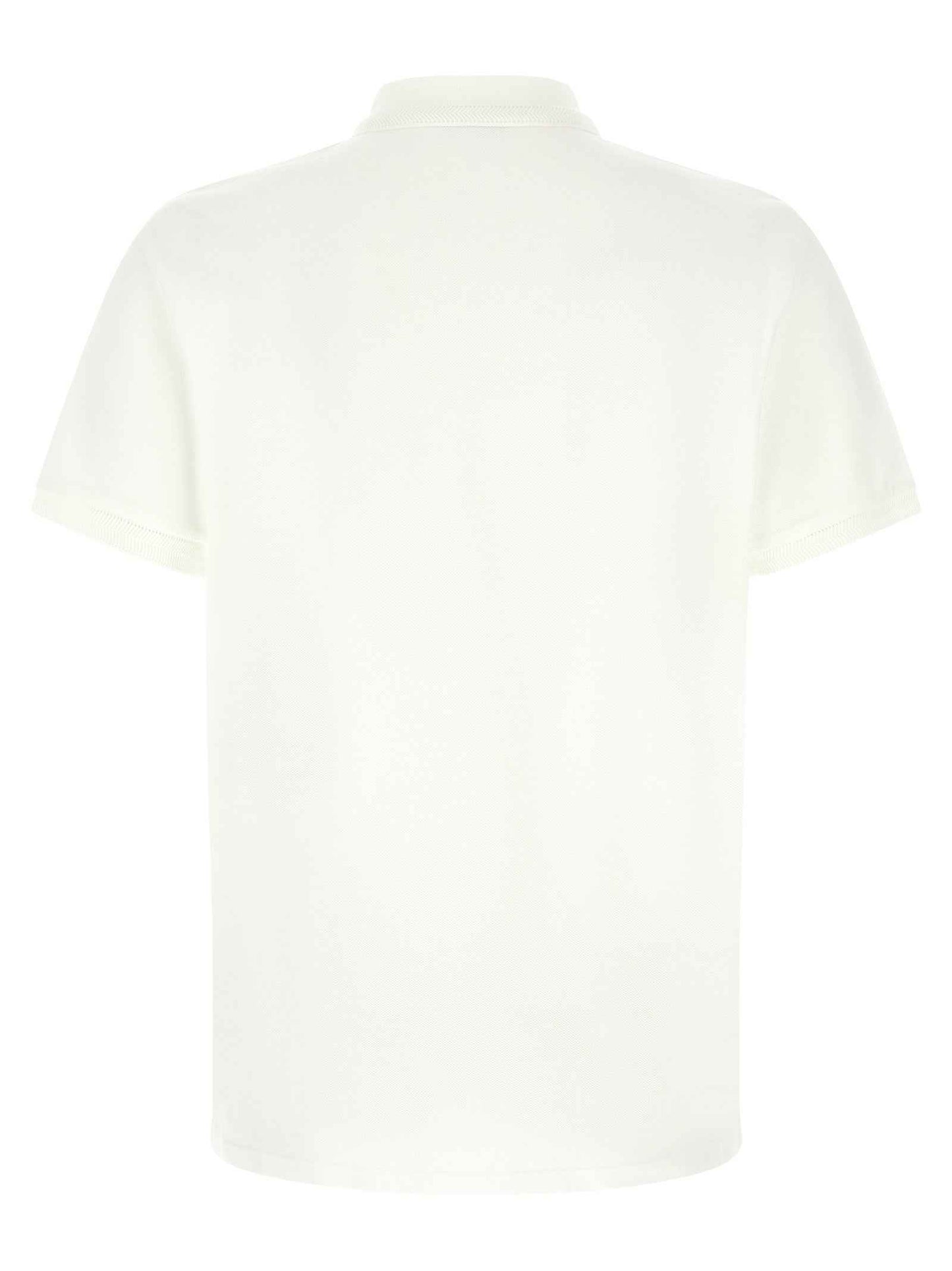 White Cotton Polo Shirt