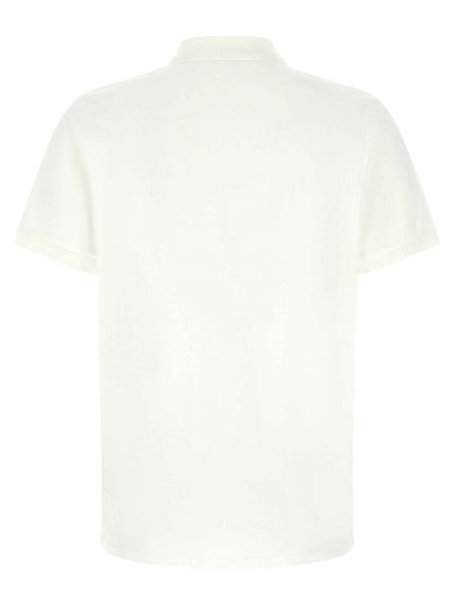 White Cotton Polo Shirt