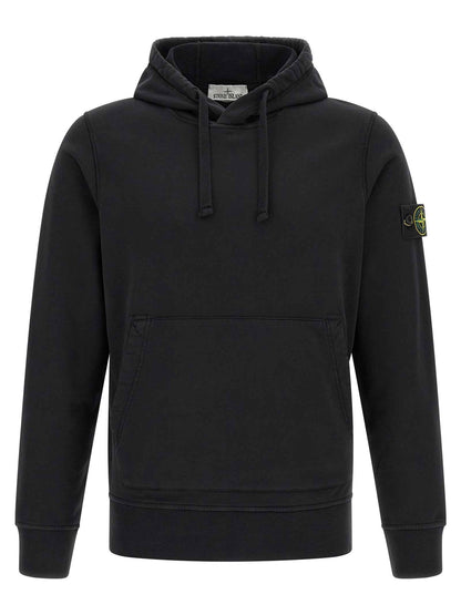 Black Cotton Sweatshirt
