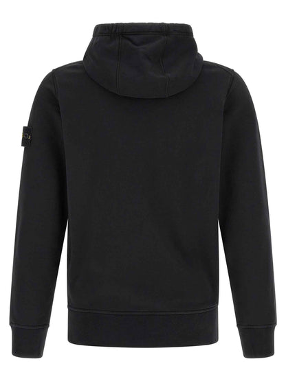 Black Cotton Sweatshirt