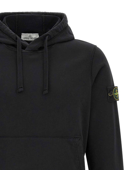 Black Cotton Sweatshirt