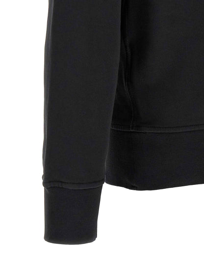 Black Cotton Sweatshirt