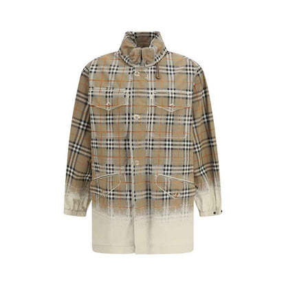 Beige Cotton Parka