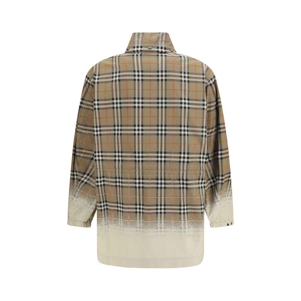 Beige Cotton Parka