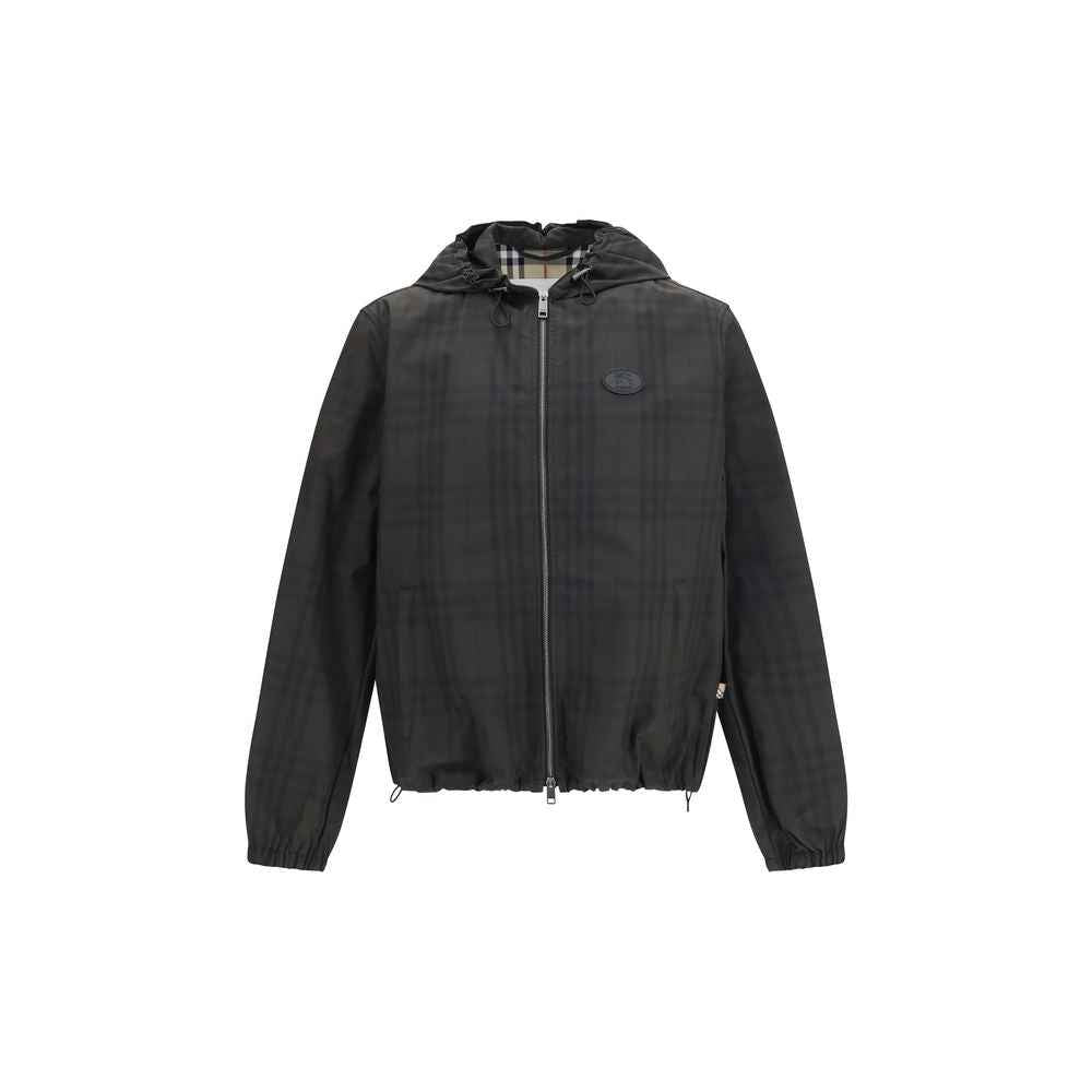 Brown Cotton Shell Jacket