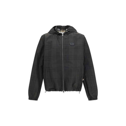 Brown Cotton Shell Jacket