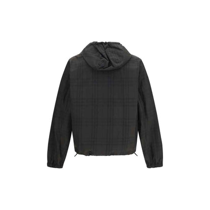 Brown Cotton Shell Jacket