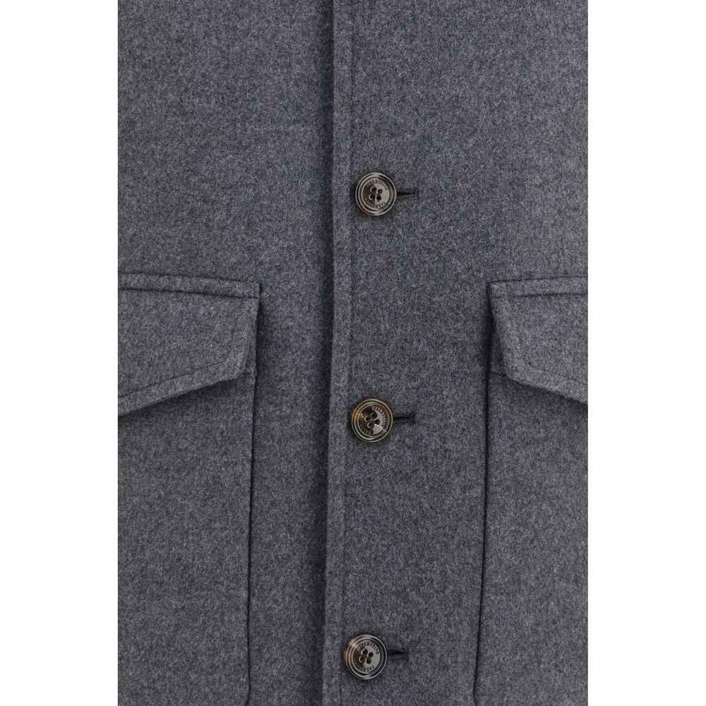 Gray Wool Oves Aries Jacket