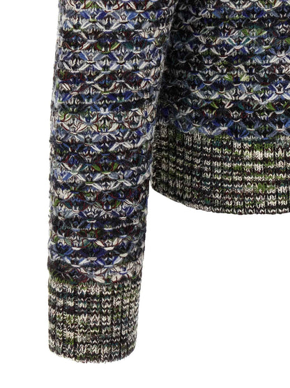 Multicolor Wool Cardigan
