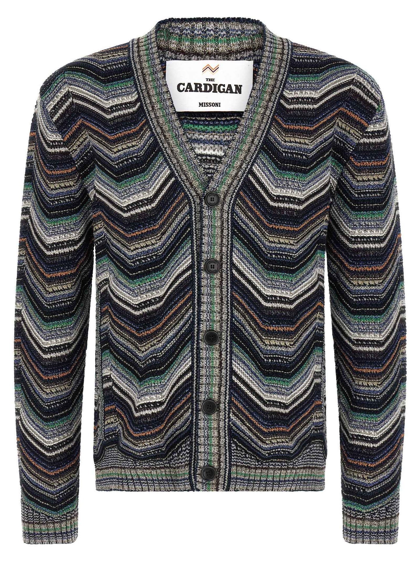 Multicolor Wool Cardigan