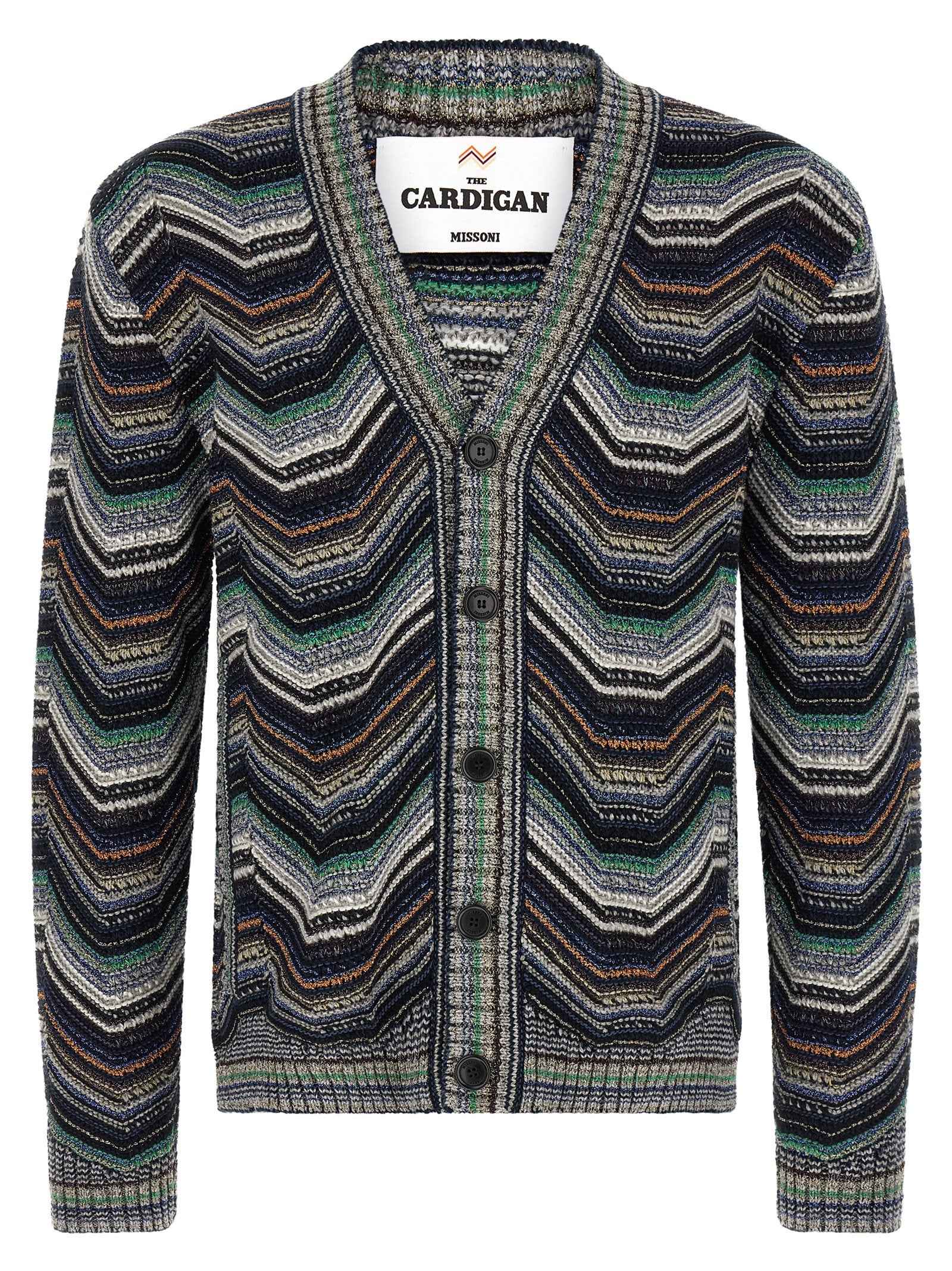 Multicolor Wool Cardigan