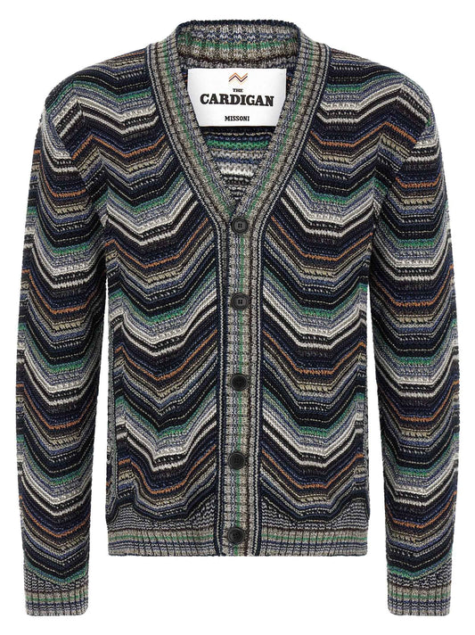 Multicolor Wool Cardigan