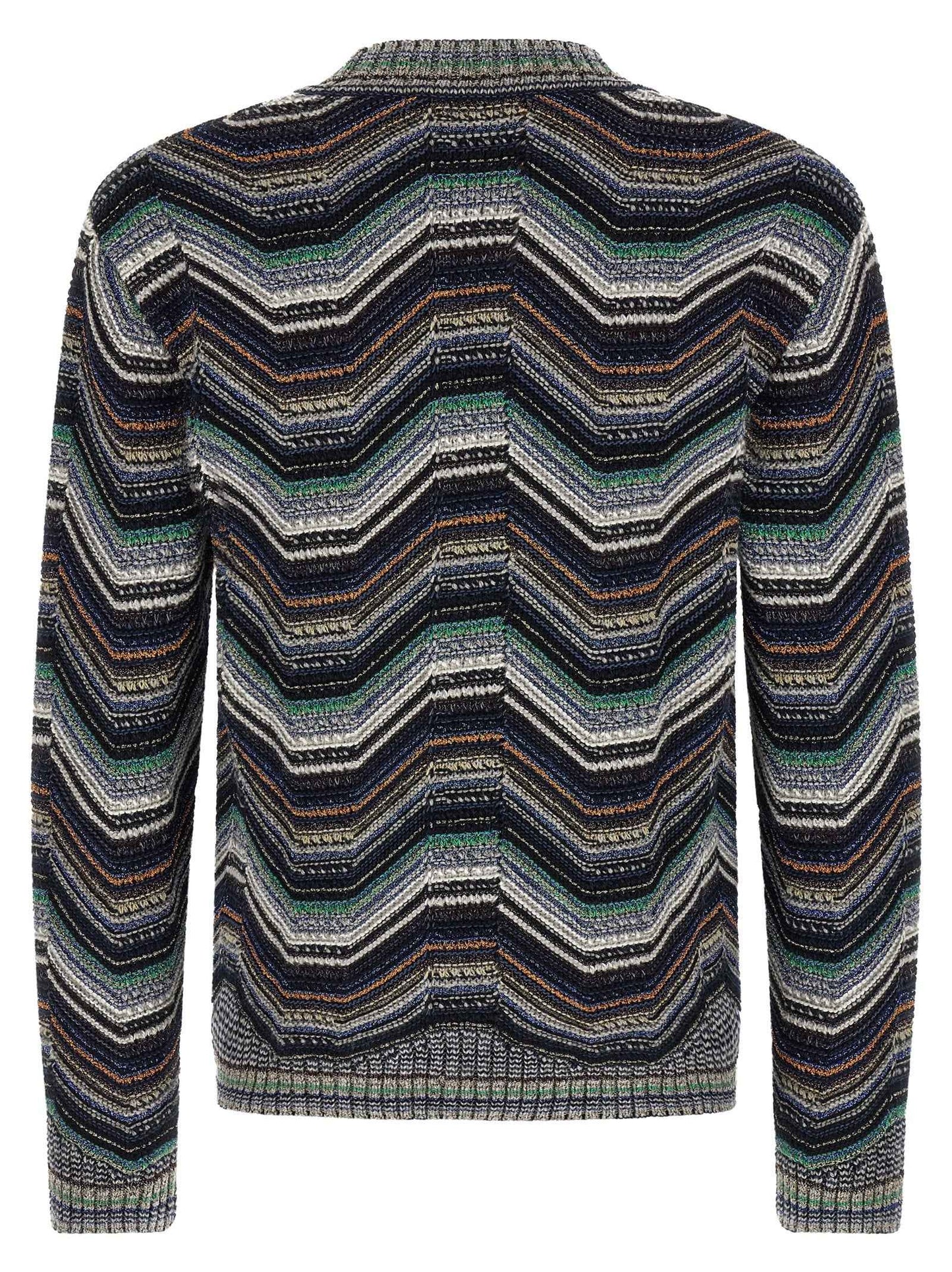 Multicolor Wool Cardigan