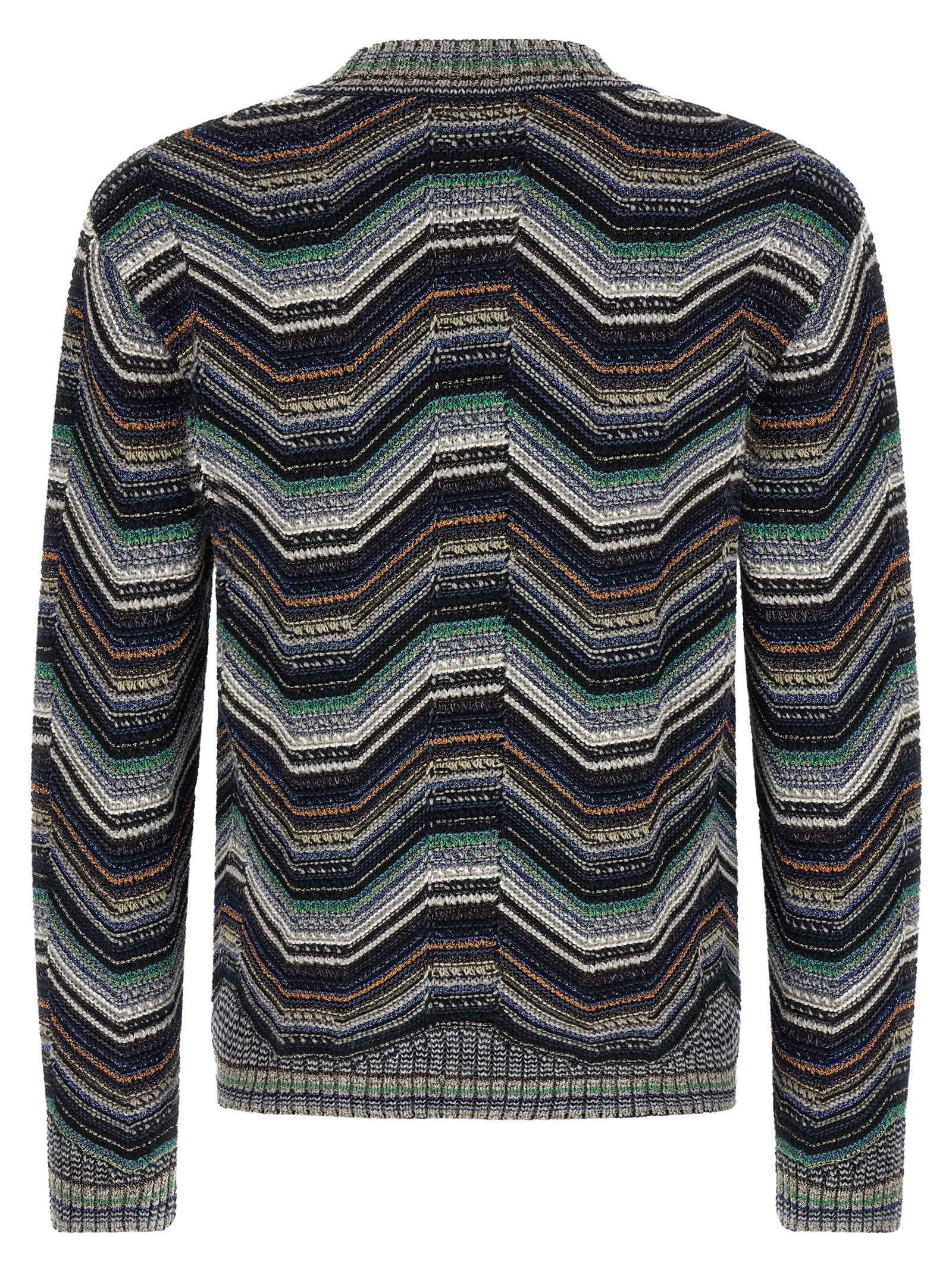 Multicolor Wool Cardigan