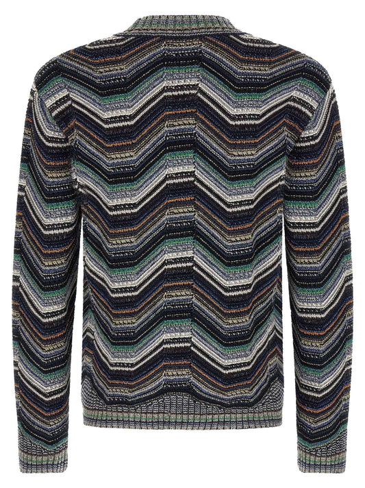 Multicolor Wool Cardigan