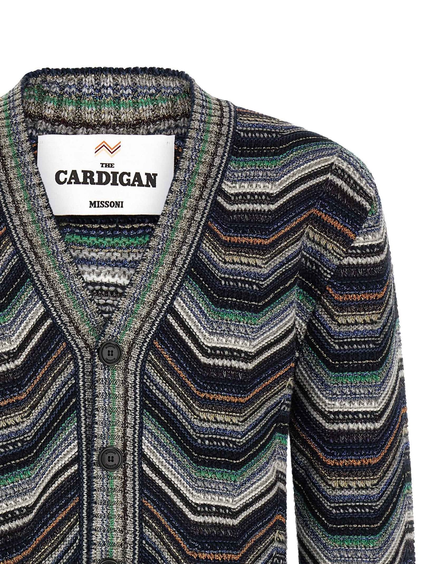Multicolor Wool Cardigan