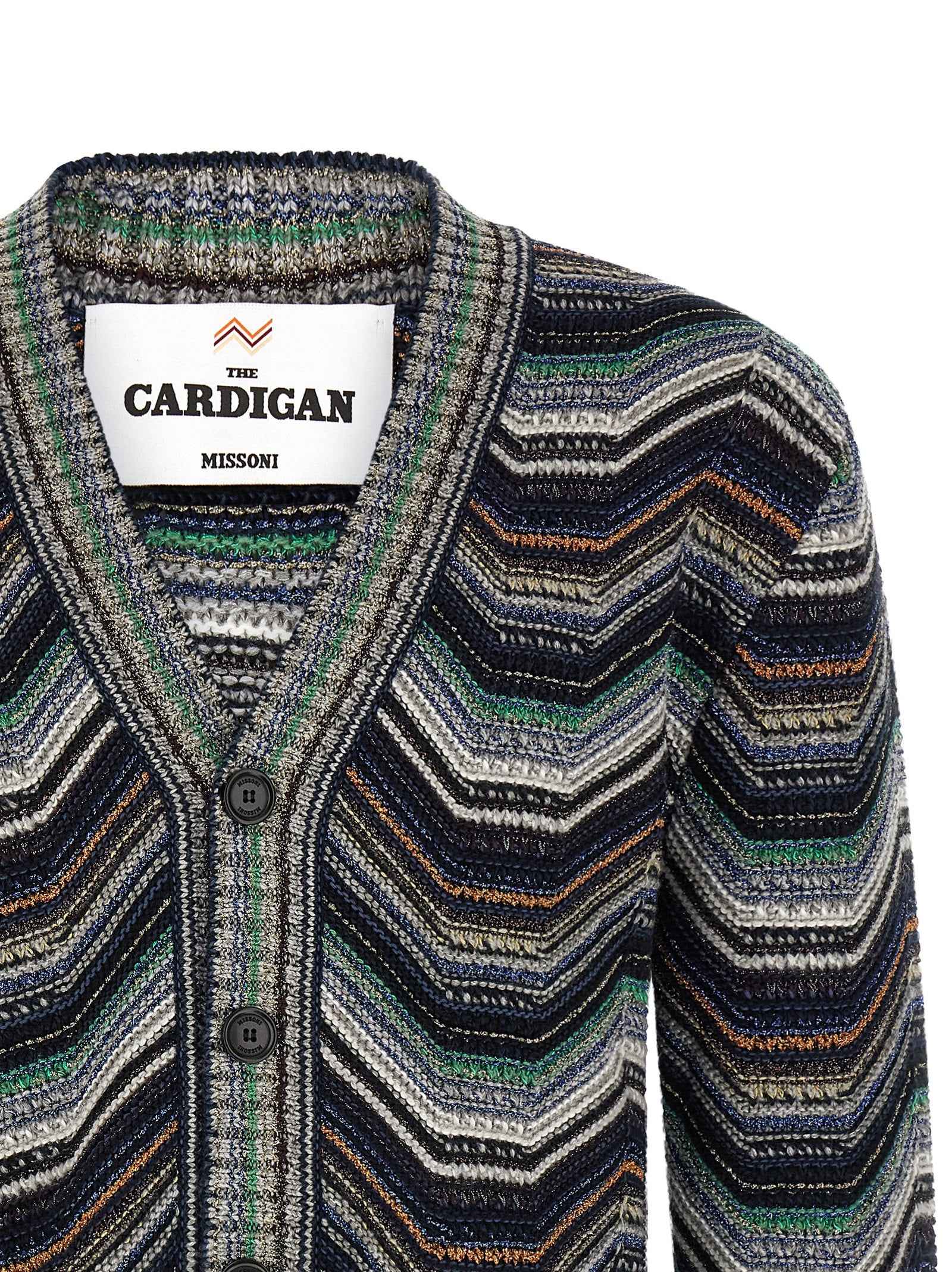 Multicolor Wool Cardigan