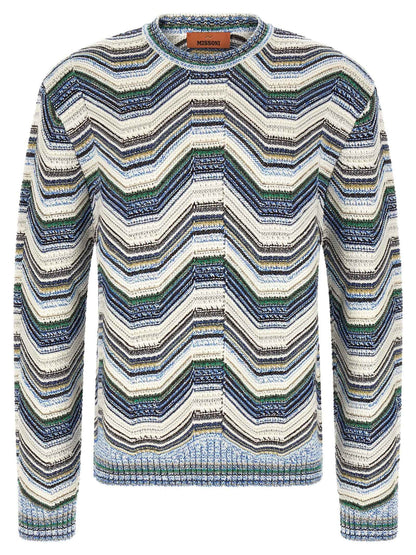 Multicolor Wool Cardigan